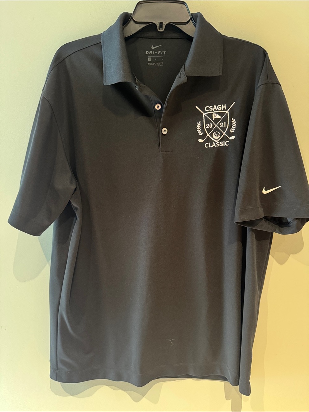 Nike Black Dri-FIT CSAGH Classic Polo